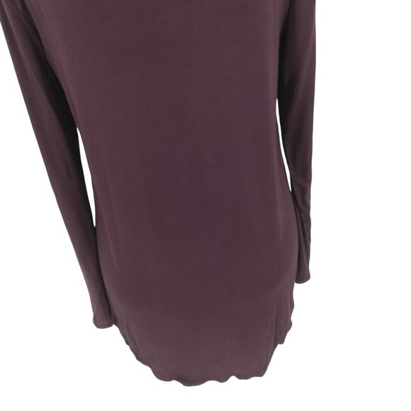 American Eagle Soft & Sexy T Long Sleeve Lattice Shirt Size S Curved Hem Stretch - Picture 9 of 12